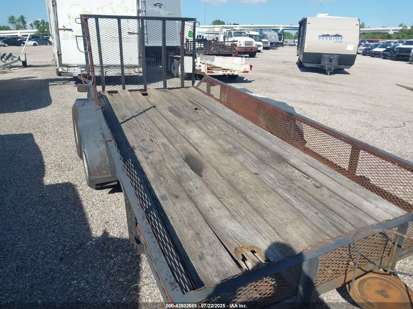 2001 Custom 16' Utility Trailer VIN: BILLOFSALE Lot: 42802689