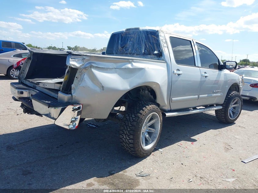2008 Nissan Titan Le/Se/Xe VIN: 1N6BA07DX8N355784 Lot: 42802824
