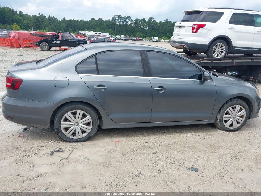2017 Volkswagen Jetta 1.4T S VIN: 3VW2B7AJ4HM29871 Lot: 42803289