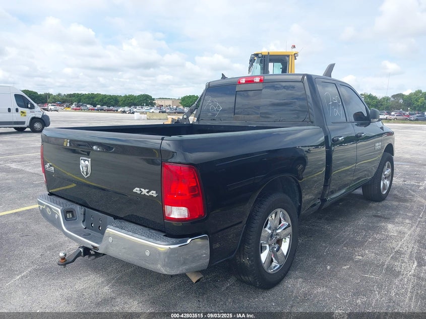 Vin: 1c6rr7gg2js218530, lot: 43296948, ram 1500 big horn  4x4 6'4 box 20184