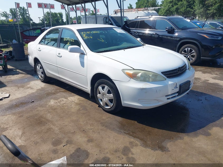 2003 Toyota Camry Le/Xle/Se white sedan gasoline 4T1BE32K63U211710 photo #1