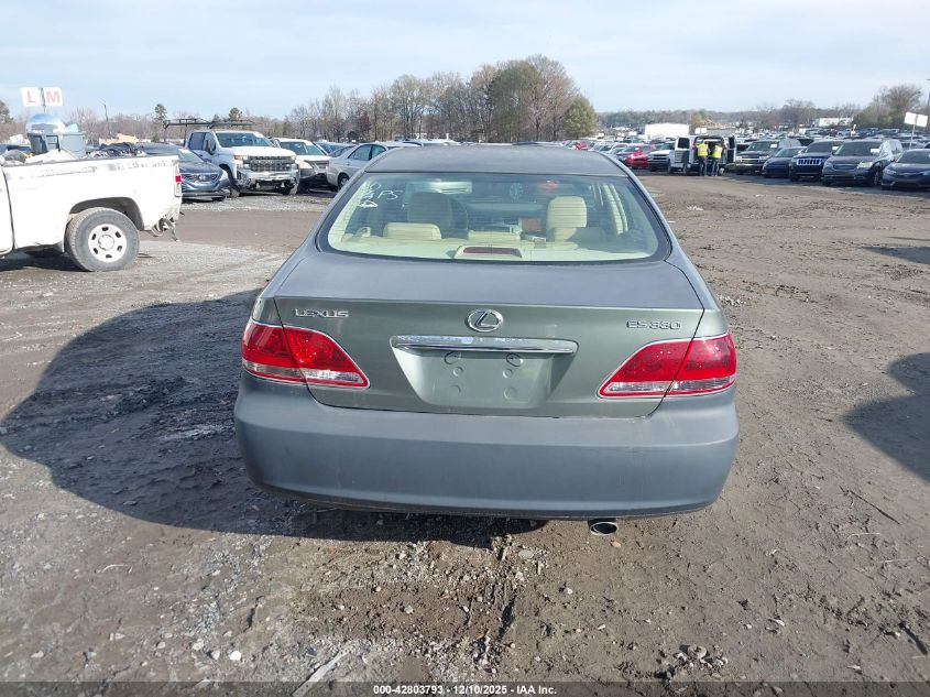 2005 Lexus Es 330 VIN: JTHBA30G555127808 Lot: 42803793