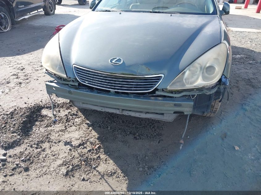 2005 Lexus Es 330 VIN: JTHBA30G555127808 Lot: 42803793