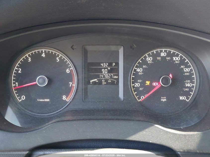 2011 Volkswagen Jetta 2.5L Se VIN: 3VWDZ7AJ1BM327494 Lot: 42804114