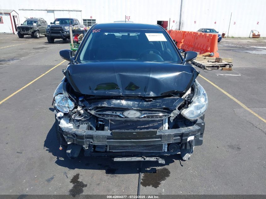 2013 Hyundai Accent Se VIN: KMHCU5AE6DU079726 Lot: 42804377