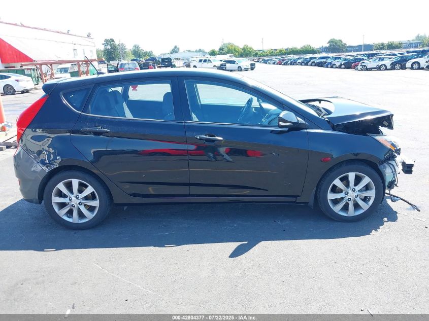 2013 Hyundai Accent Se VIN: KMHCU5AE6DU079726 Lot: 42804377
