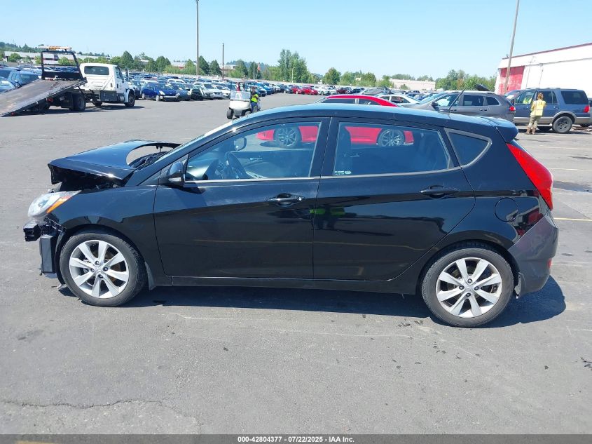 2013 Hyundai Accent Se VIN: KMHCU5AE6DU079726 Lot: 42804377