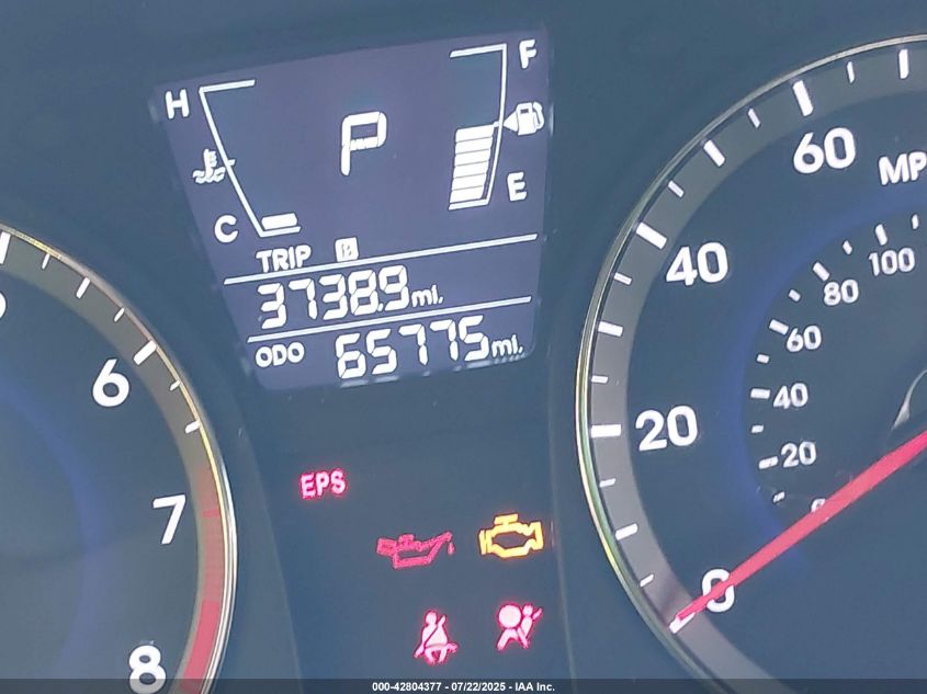 2013 Hyundai Accent Se VIN: KMHCU5AE6DU079726 Lot: 42804377