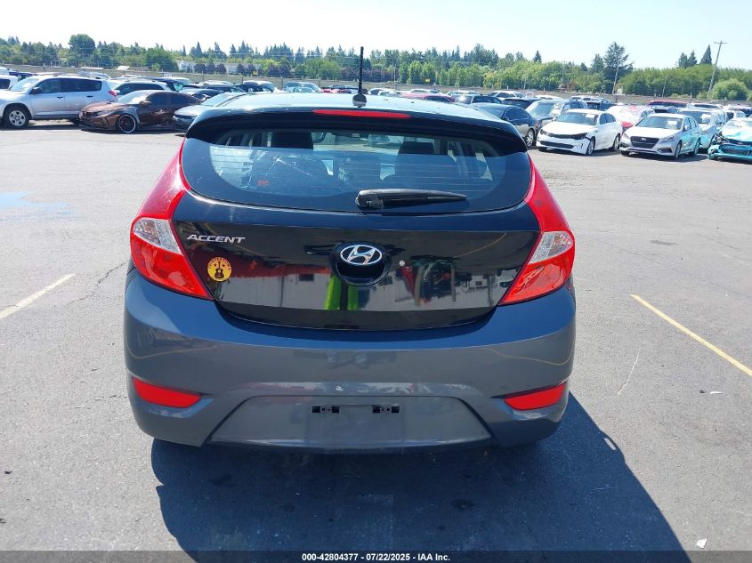 2013 Hyundai Accent Se VIN: KMHCU5AE6DU079726 Lot: 42804377