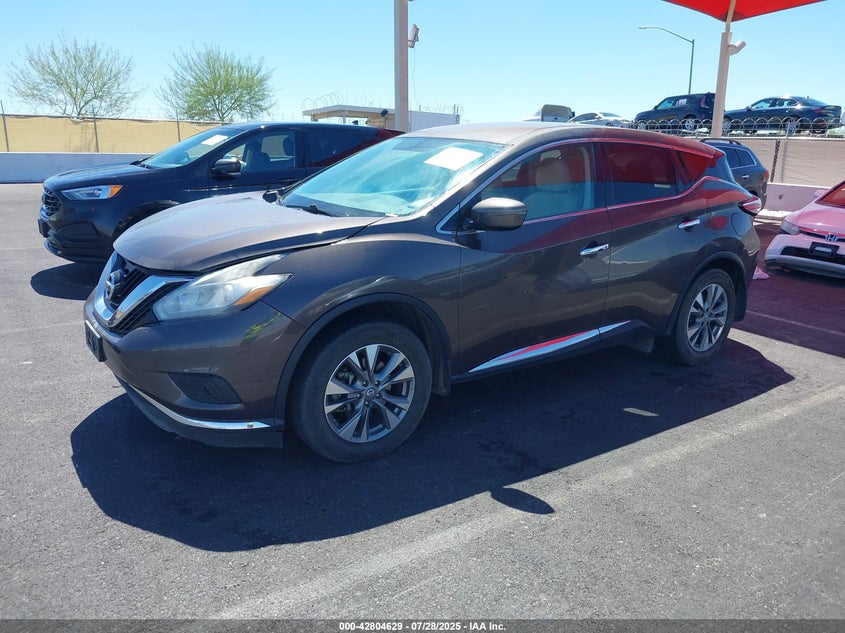 2015 Nissan Murano S VIN: 5N1AZ2MHXFN287862 Lot: 42804629