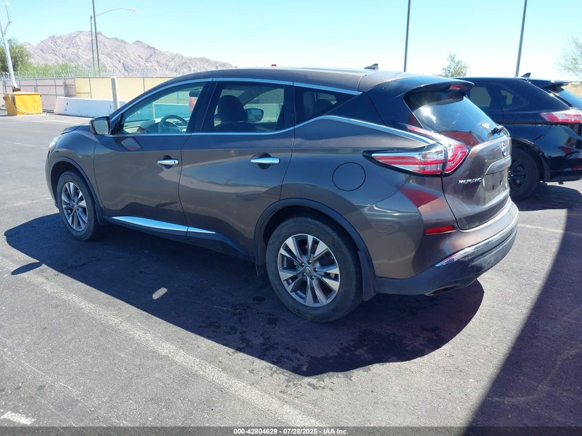 2015 Nissan Murano S VIN: 5N1AZ2MHXFN287862 Lot: 42804629