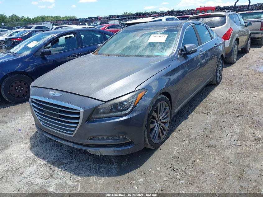 2015 Hyundai Genesis 5.0 VIN: KMHGN4JF9FU070314 Lot: 42804637