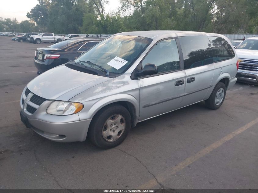 2002 Dodge Grand Caravan Se VIN: 1B4GP24322B62357B Lot: 42804717