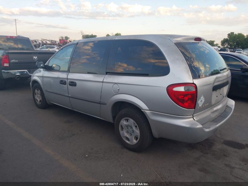 2002 Dodge Grand Caravan Se VIN: 1B4GP24322B62357B Lot: 42804717