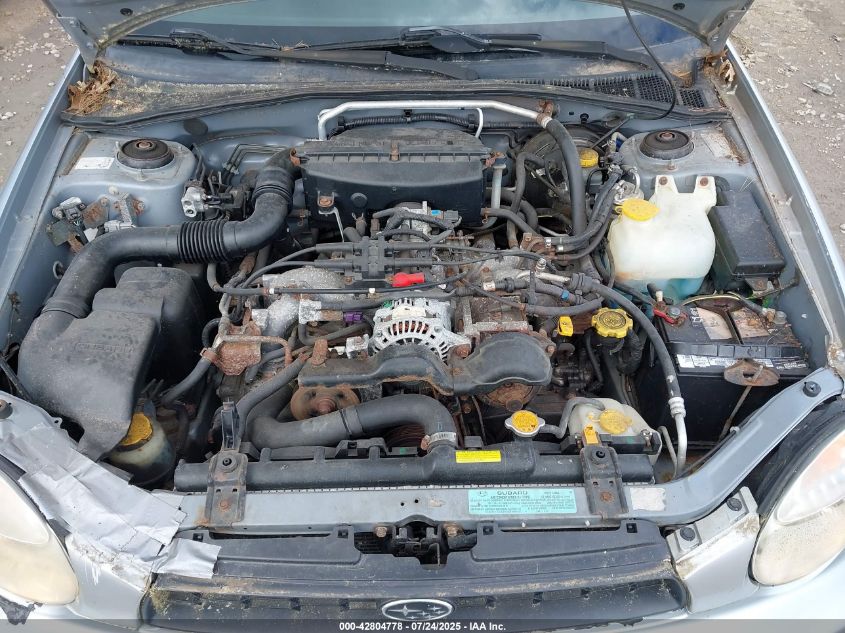 2002 Subaru Impreza 2.5Rs VIN: JF1GD67542H512412 Lot: 42804778