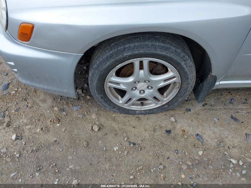 2002 Subaru Impreza 2.5Rs VIN: JF1GD67542H512412 Lot: 42804778