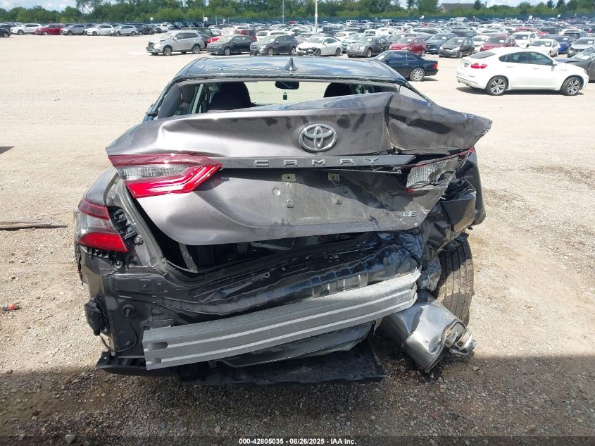 2022 Toyota Camry Le VIN: 4T1R11AK7NU647680 Lot: 42805035