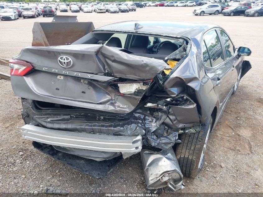 2022 Toyota Camry Le VIN: 4T1R11AK7NU647680 Lot: 42805035