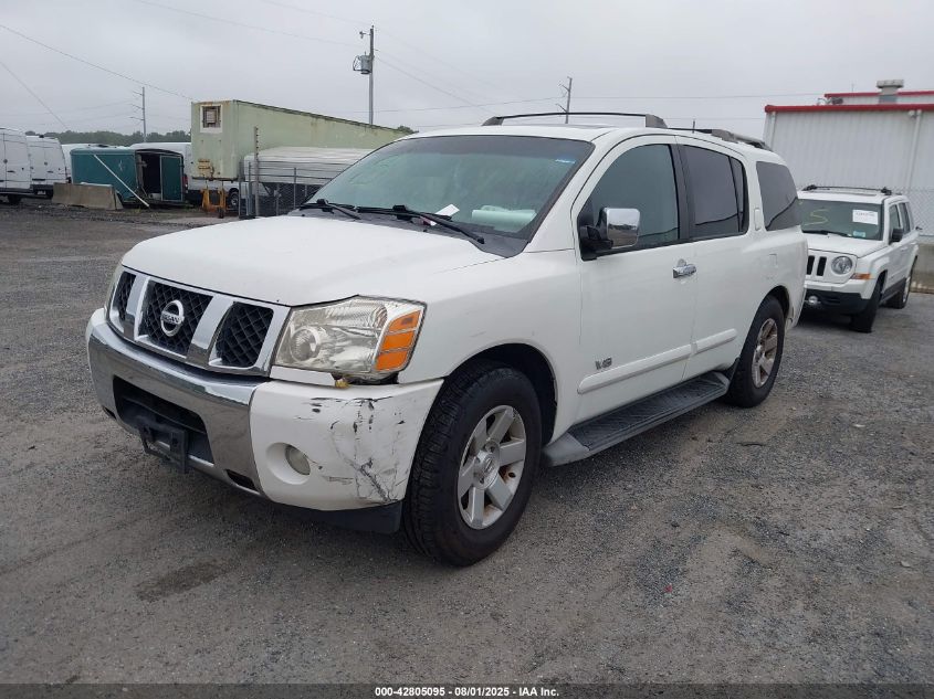 2006 Nissan Armada Le VIN: 5N1AA08A56N734316 Lot: 42805095