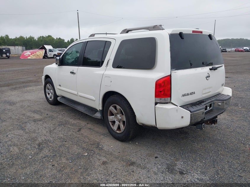 2006 Nissan Armada Le VIN: 5N1AA08A56N734316 Lot: 42805095