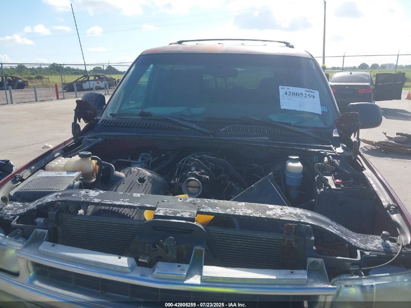 2002 Chevrolet Tahoe Ls VIN: 1GNEC13Z32R168539 Lot: 42805259