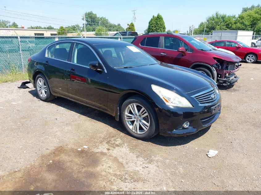 2011 Infiniti G37X VIN: JN1CV6AR5BM404490 Lot: 42805305