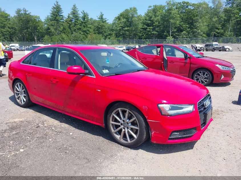 2015 Audi A4 2.0T Premium VIN: WAUFFAFL6FN038387 Lot: 42805491