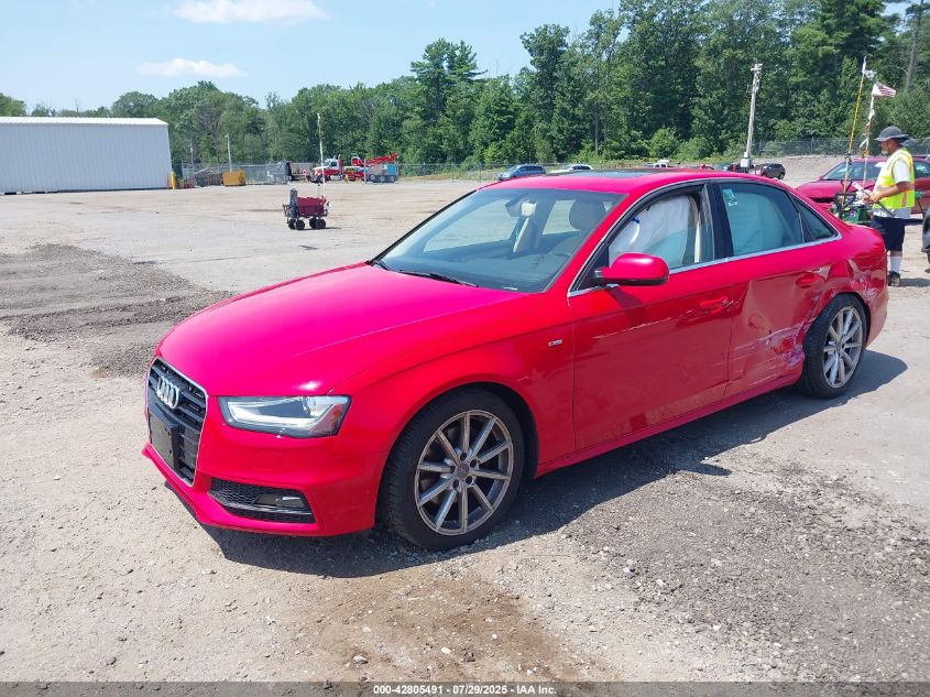 2015 Audi A4 2.0T Premium VIN: WAUFFAFL6FN038387 Lot: 42805491