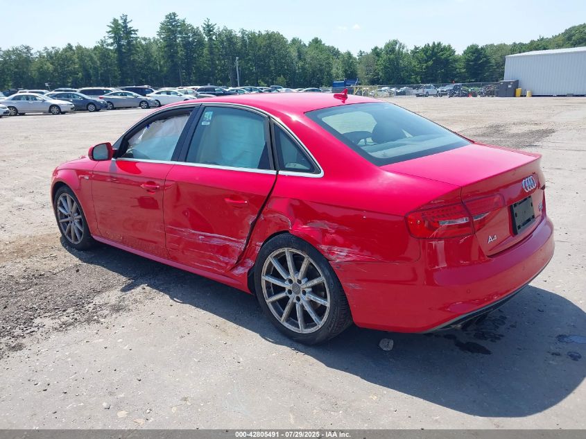 2015 Audi A4 2.0T Premium VIN: WAUFFAFL6FN038387 Lot: 42805491