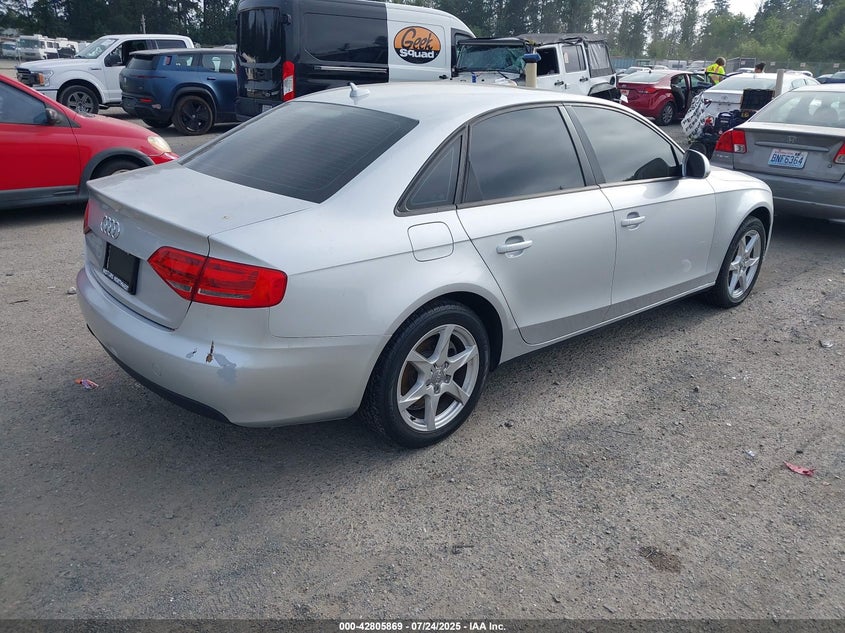 2009 Audi A4 2.0T Premium VIN: WAULF78K19A137477 Lot: 42805869