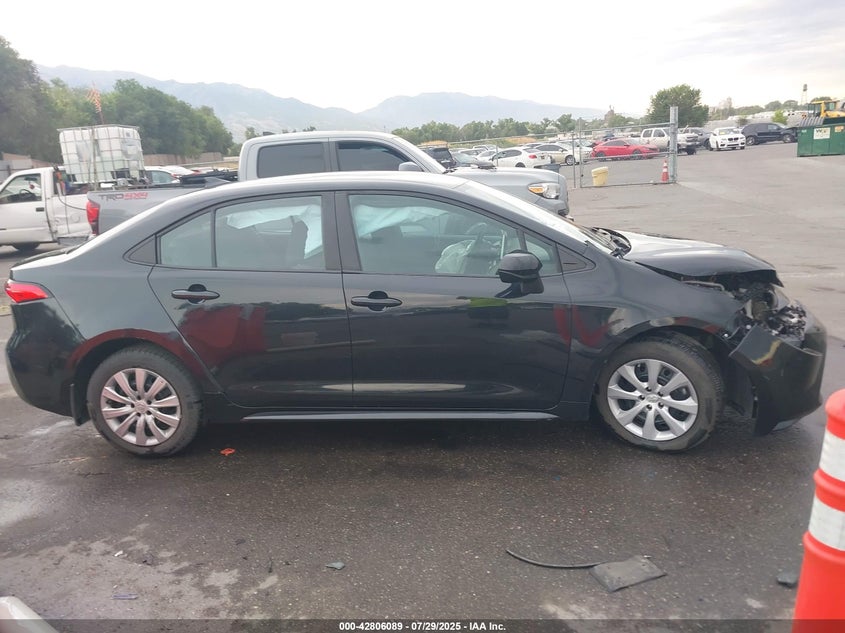2021 Toyota Corolla 1.8 LE Black Lot 111042806089 Vin 5YFEPMAE8MP173473