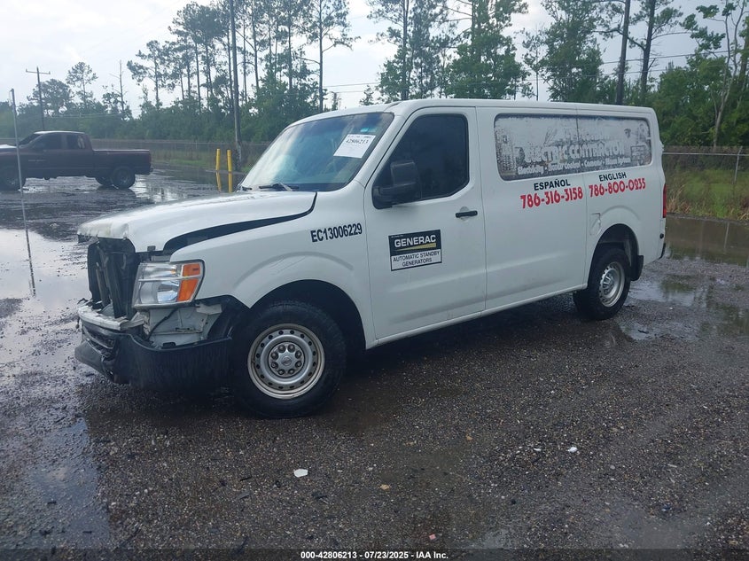 2013 NISSAN NV CARGO NV1500 S V6 - 1N6BF0KL9DN103728