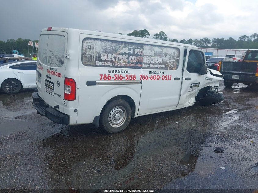 2013 NISSAN NV CARGO NV1500 S V6 - 1N6BF0KL9DN103728