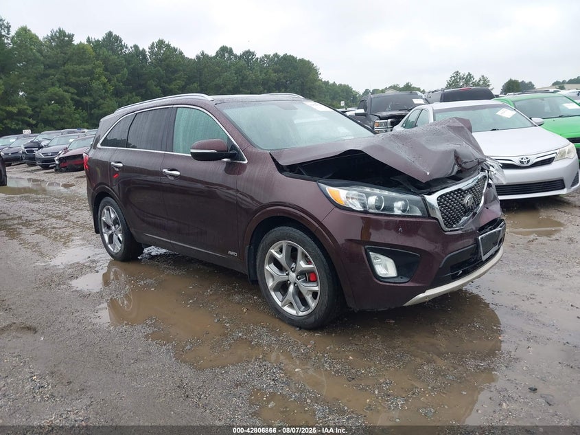 5XYPKDA55GG002292 2016 Kia Sorento 3.3L Sx auction photo 1