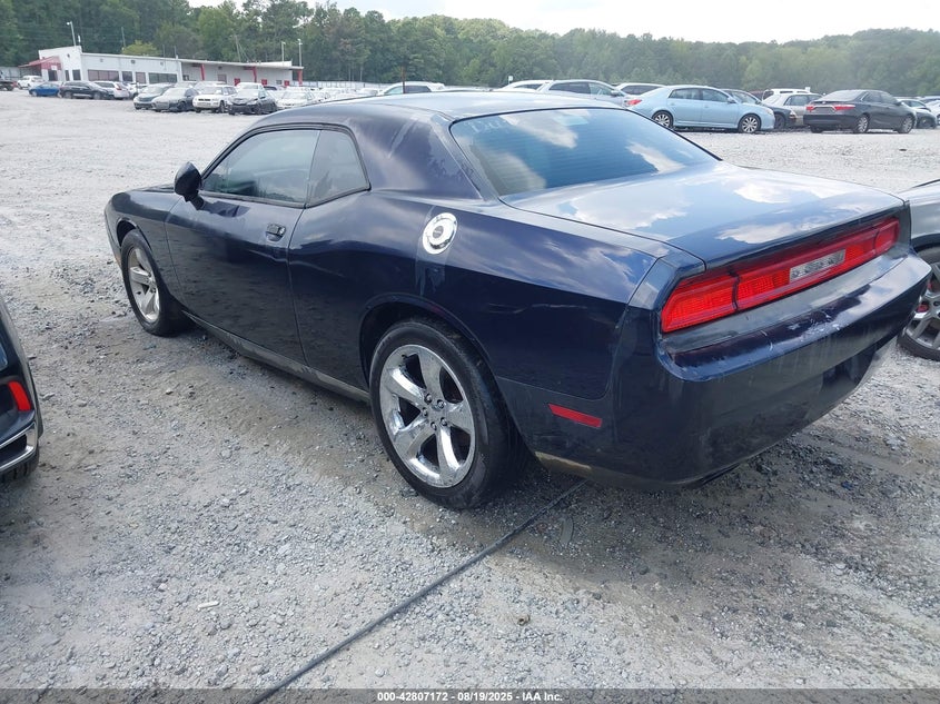 Vin: 2c3cdyag2ch161899, lot: 43300605, dodge challenger sxt 20123