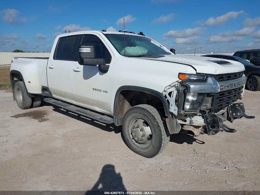 1GC4YTEY5NF139507 2022 Chevrolet Silverado 3500Hd 4Wd Long Bed Lt auction photo 1