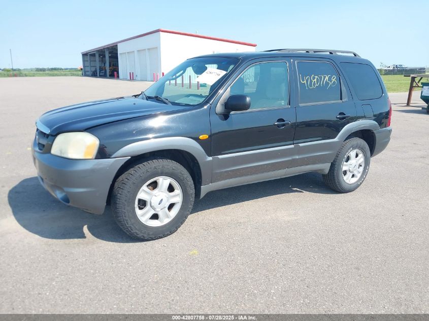 2002 Mazda Tribute Es V6/Lx V6 VIN: 4F2YU08112KM54429 Lot: 42807758