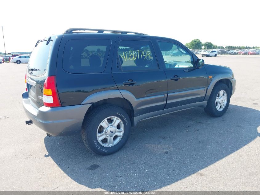 2002 Mazda Tribute Es V6/Lx V6 VIN: 4F2YU08112KM54429 Lot: 42807758