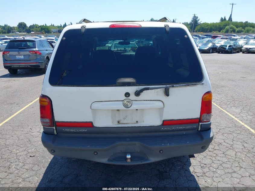 2000 Mercury Mountaineer VIN: 4M2DU86P6YUJ06184 Lot: 42807879