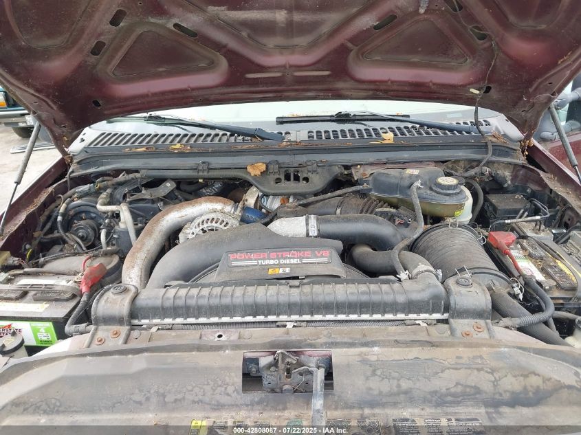 2005 Ford F-250 2005 Ford F-250 Lariat 4X4 Crew Cab Pickup VIN: 1FTSW21P45EC40063 Lot: 14084862