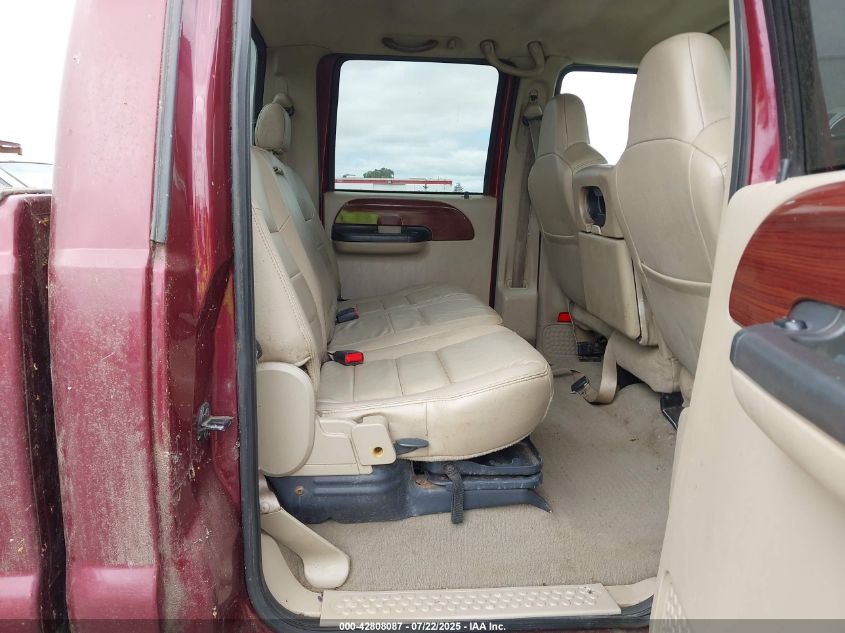 2005 Ford F-250 2005 Ford F-250 Lariat 4X4 Crew Cab Pickup VIN: 1FTSW21P45EC40063 Lot: 14084862