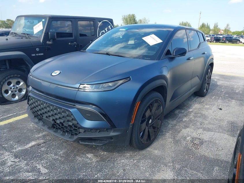 Vin: vcf1zbu29pg004339, lot: 43301551, fisker ocean one 20232