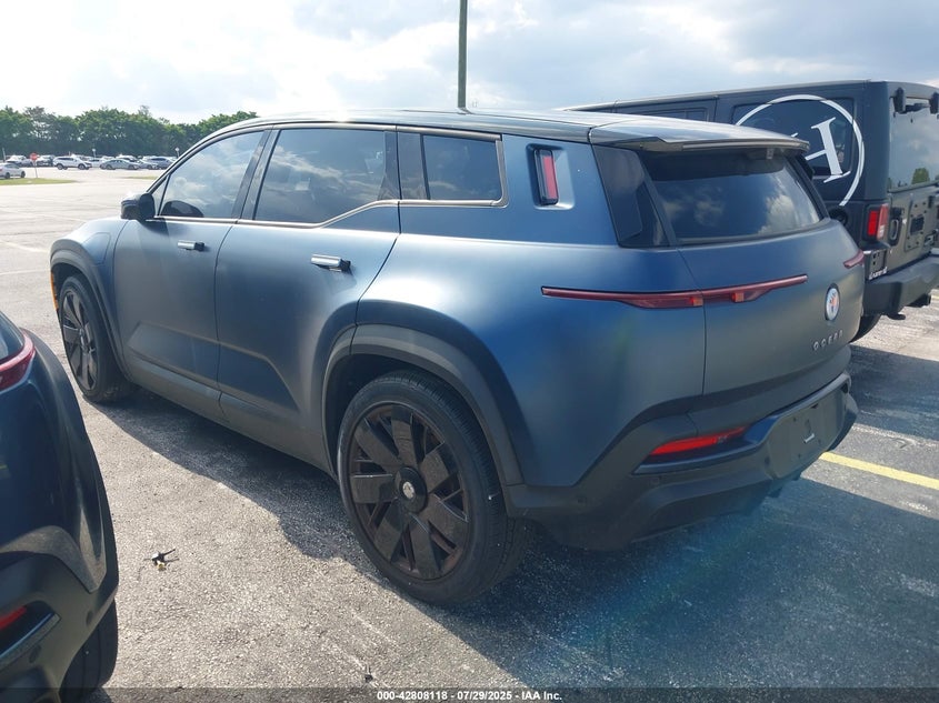 Vin: vcf1zbu29pg004339, lot: 43301551, fisker ocean one 20233