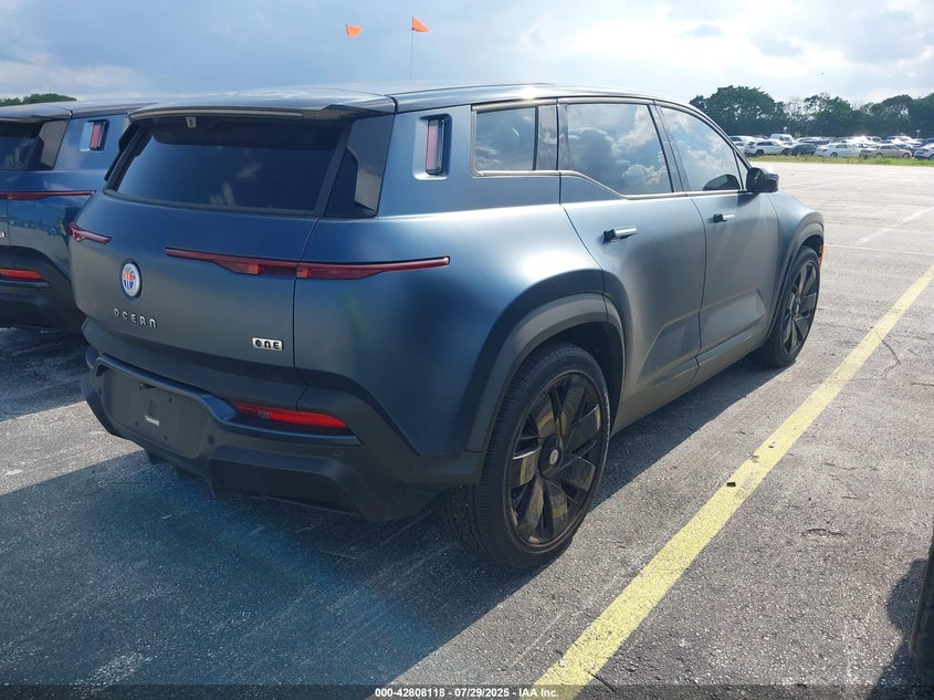 Vin: vcf1zbu29pg004339, lot: 43301551, fisker ocean one 20234