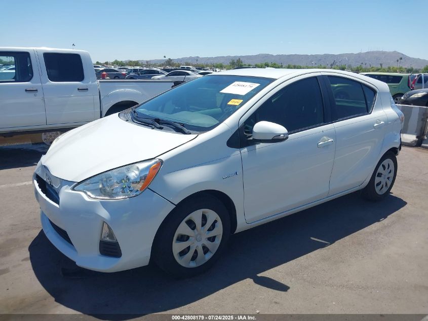 2014 Toyota Prius C Two VIN: JTDKDTB34E1069779 Lot: 42808179