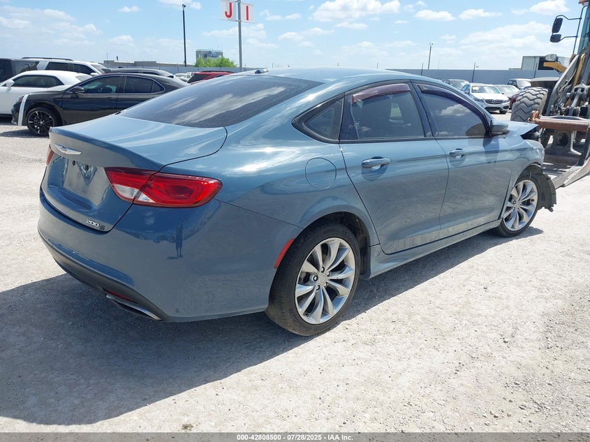 Vin: 1c3cccbb5fn657977, lot: 43301933, chrysler 200 s 20154