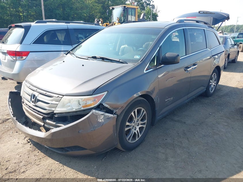 Vin: 5fnrl5h62bb039570, lot: 43301988, honda odyssey ex-l 20112