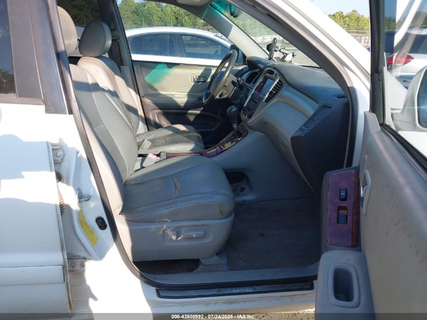 2006 Toyota Highlander Hybrid Limited V6 VIN: JTEDW21A160004453 Lot: 42808992