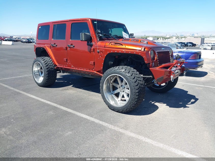 1C4BJWEG0EL198843 2014 Jeep Wrangler Unlimited Sahara auction photo 1