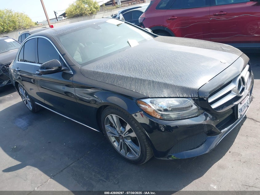 55SWF4JBXJU277787 2018 Mercedes-Benz C 300 auction photo 1